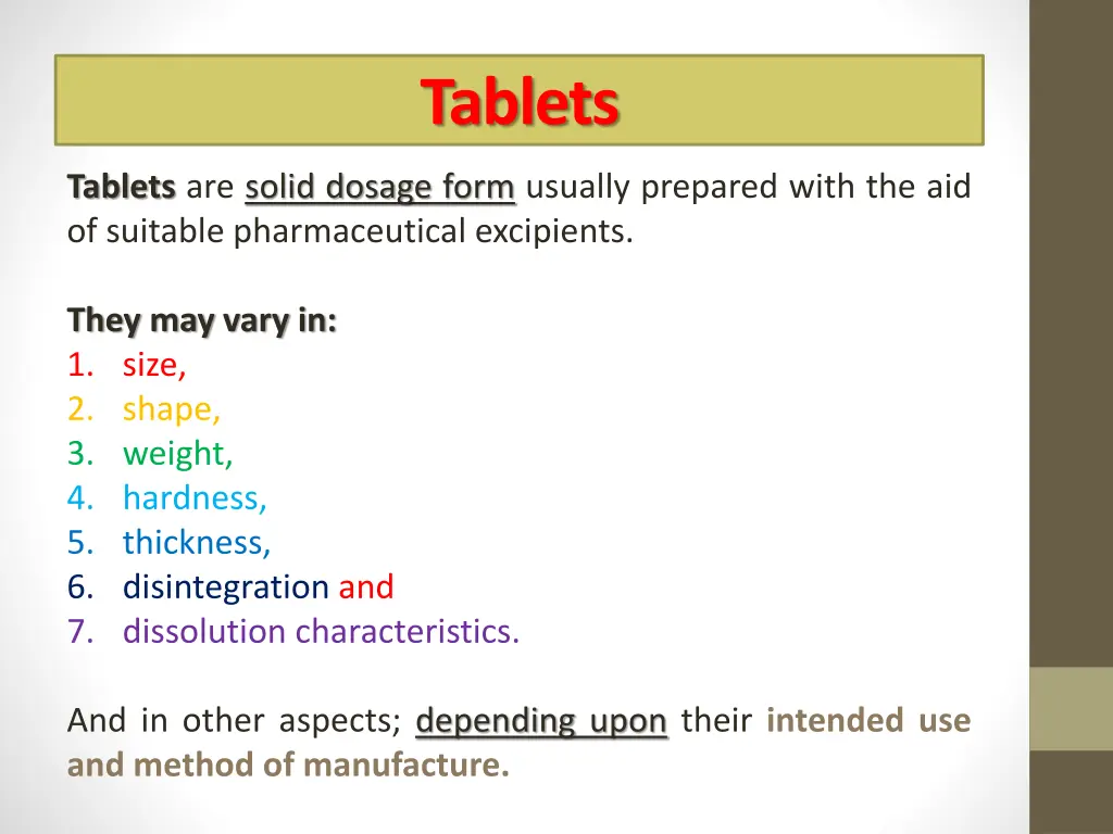 tablets