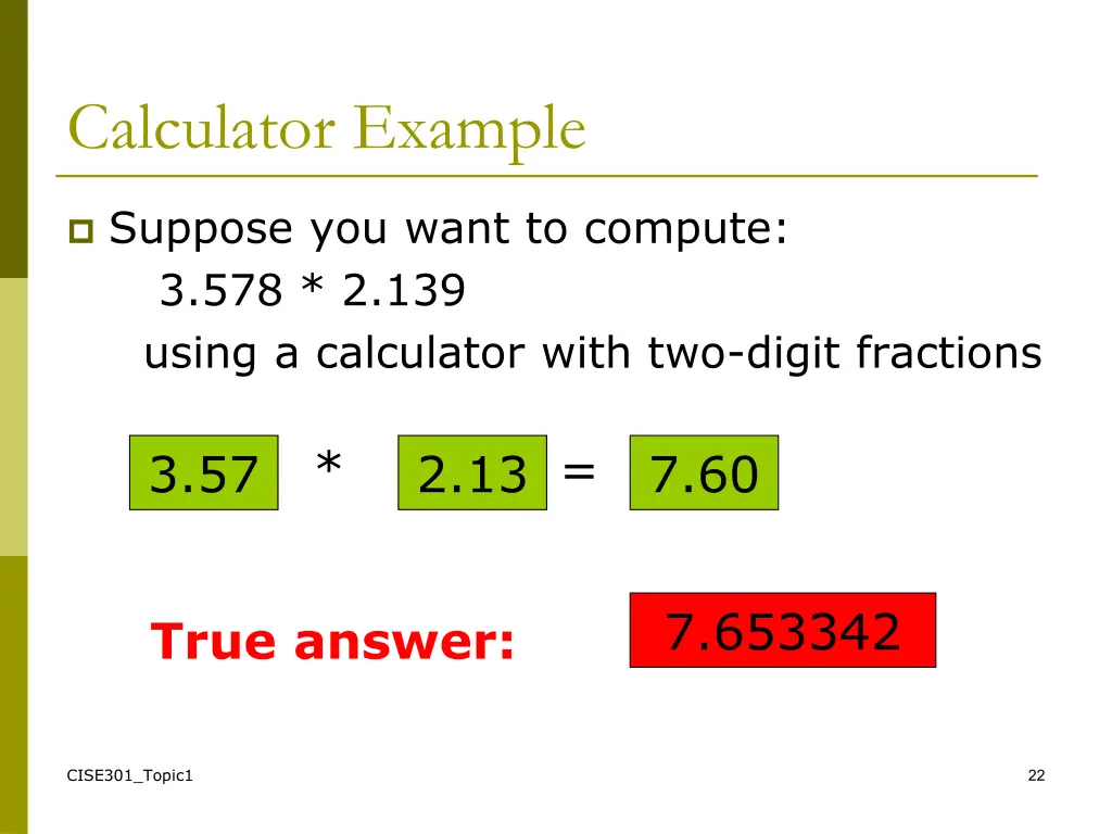 calculator example