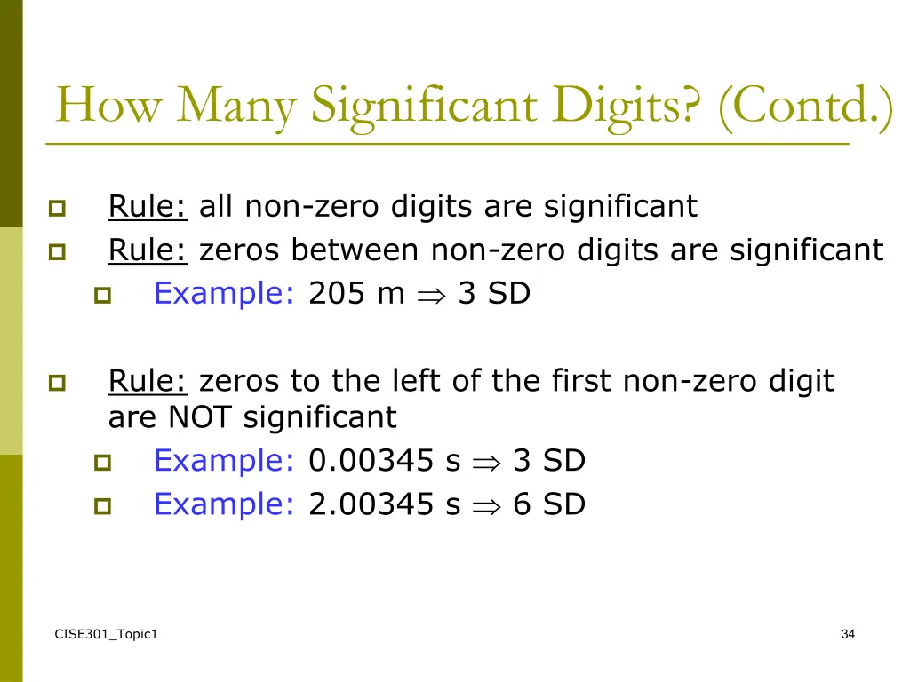 how many significant digits contd