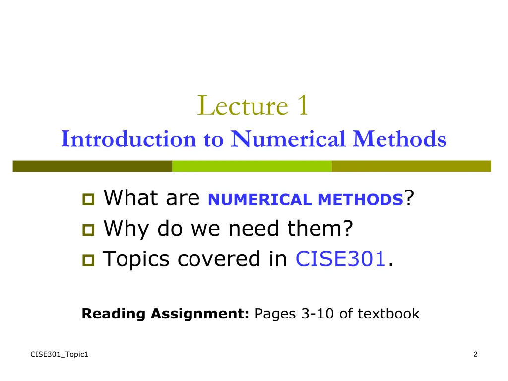 lecture 1