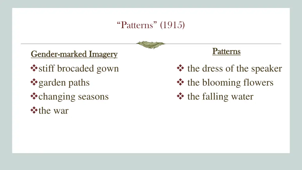 patterns 1915 1