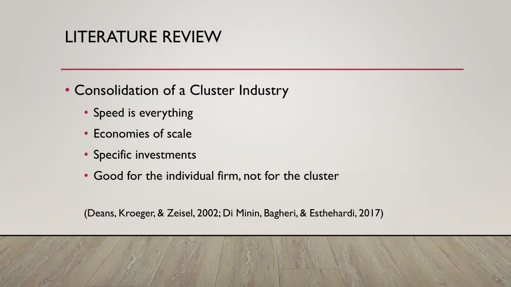 literature review 1