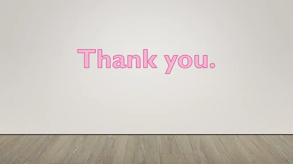 thank you