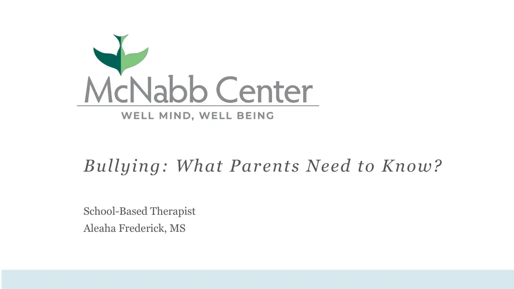 bullying what parents need to know