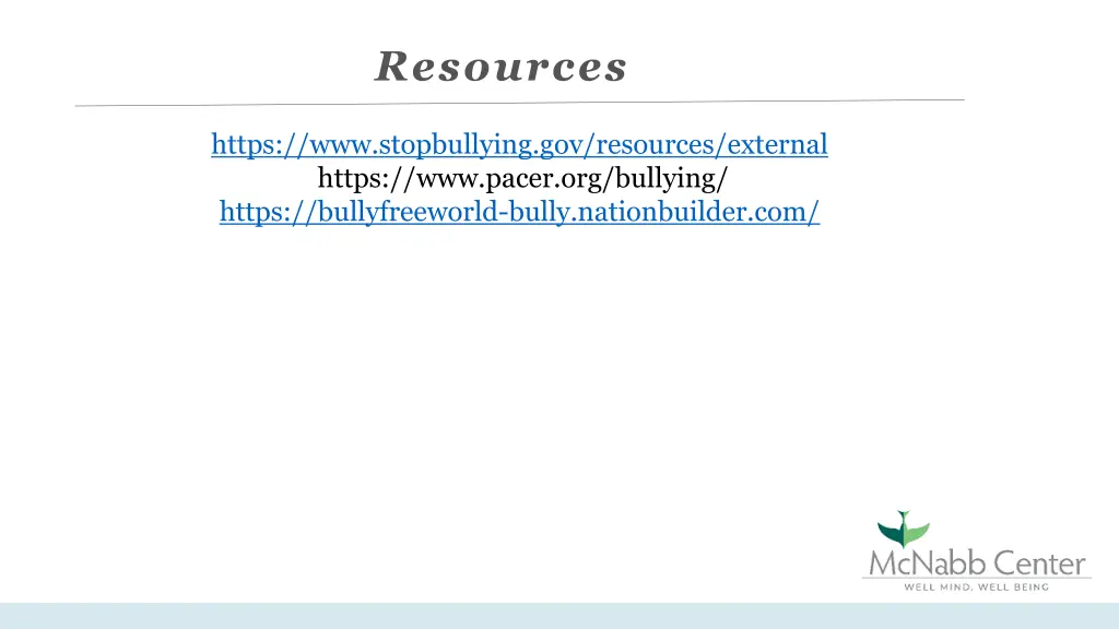 resources