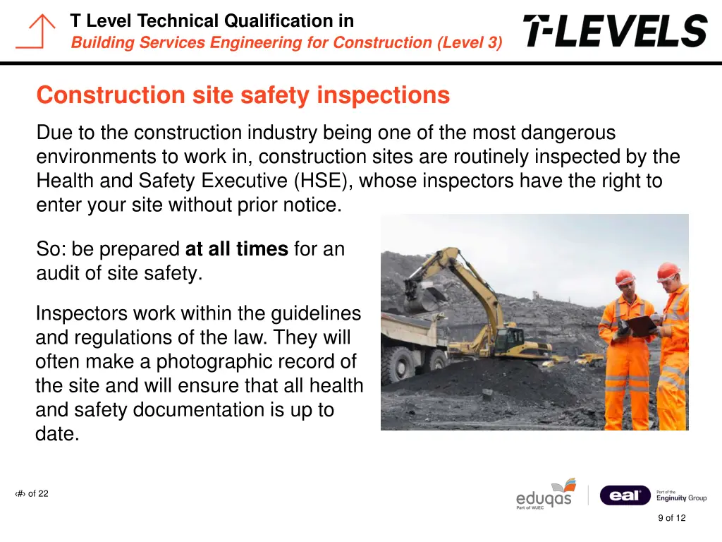 t level technical qualification in building 8