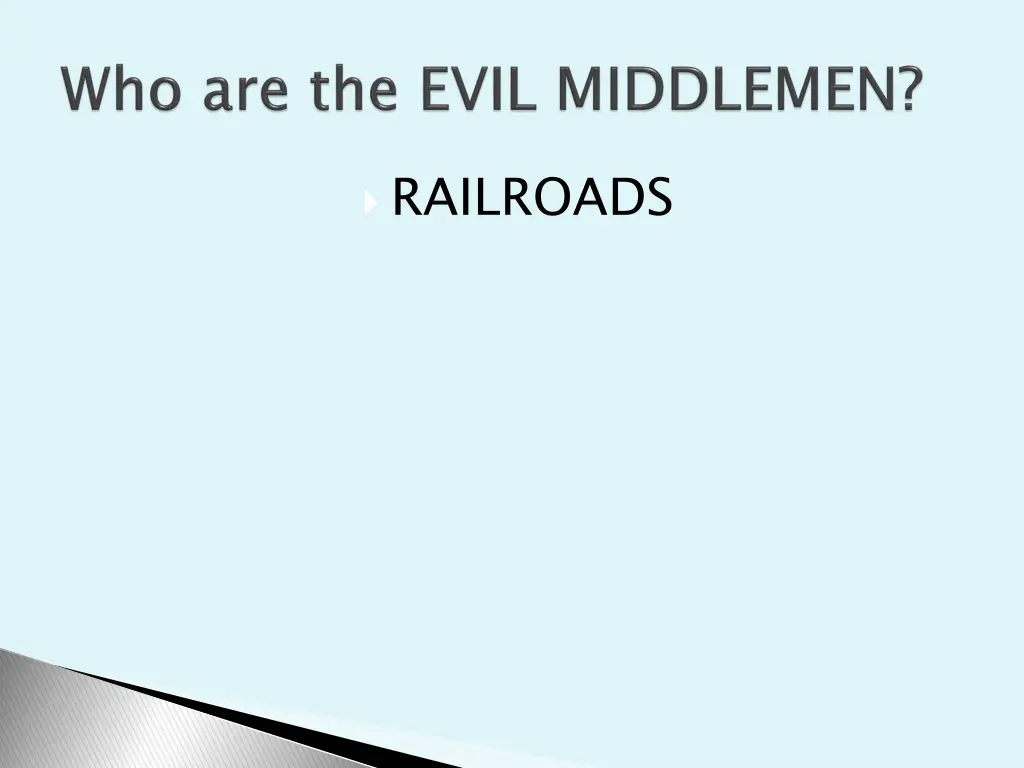 railroads