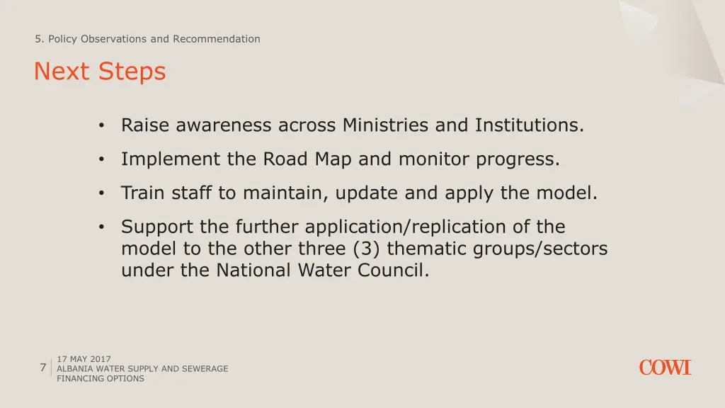 5 policy observations and recommendation 2