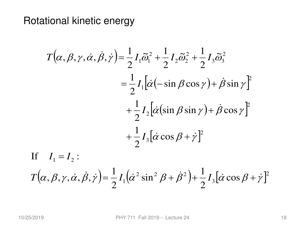 rotational kinetic energy