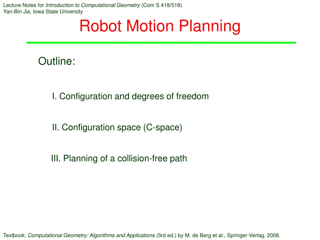 lecture notes for introduction to computational