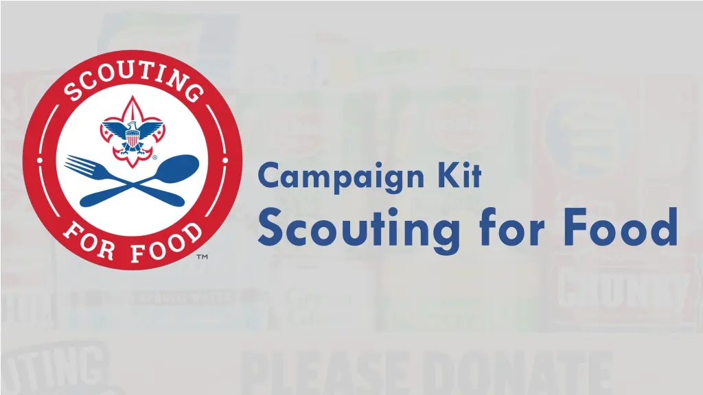 campaign kit scouting for food