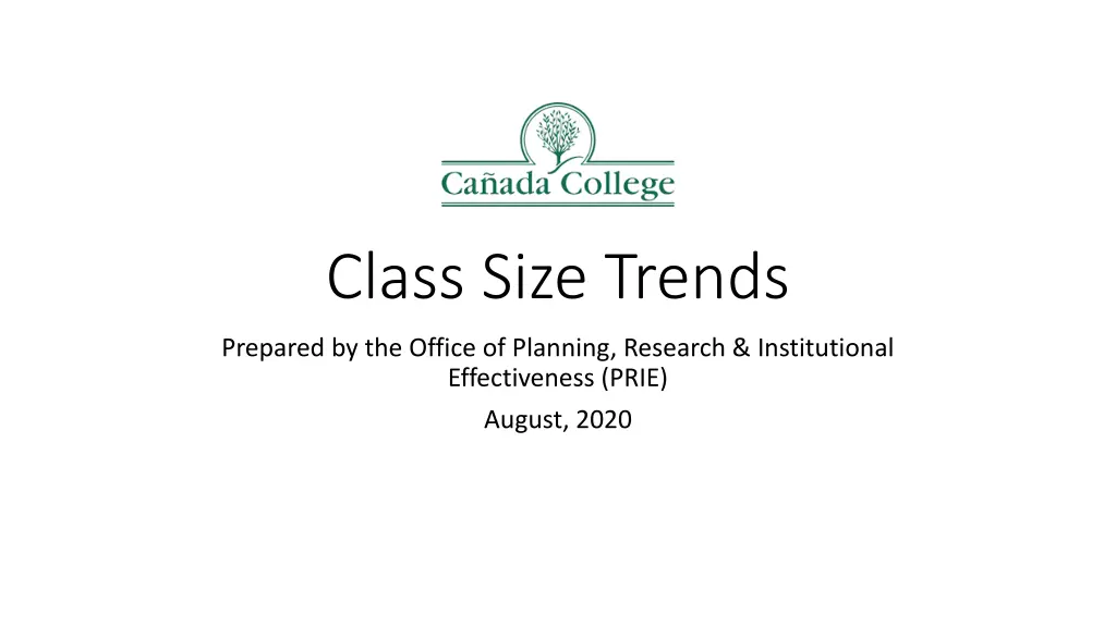 class size trends