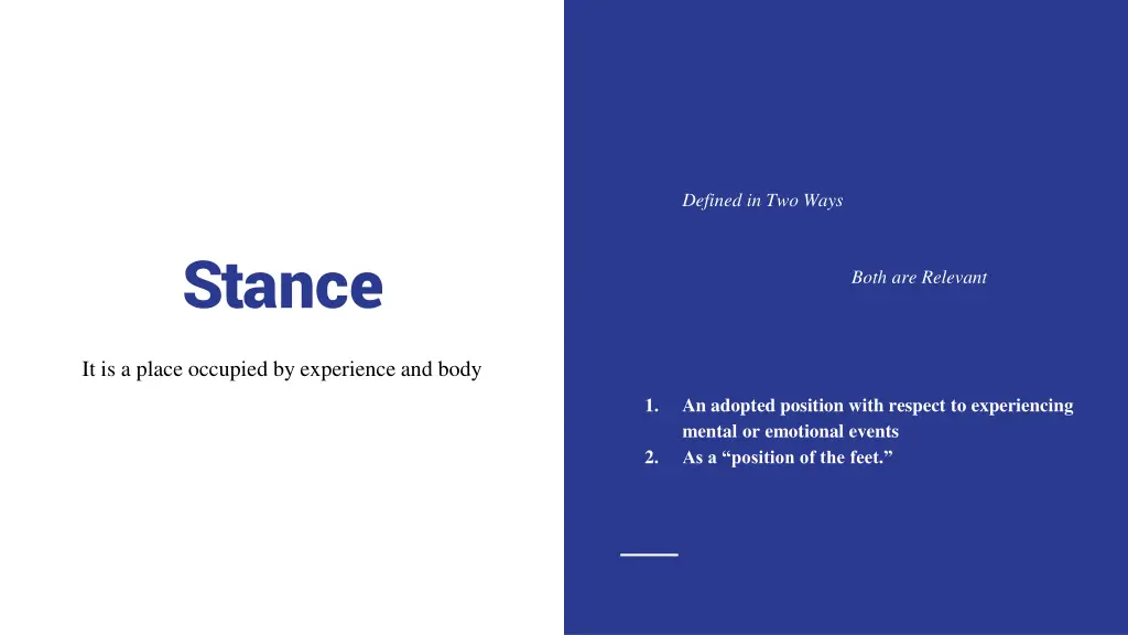 defined in two ways