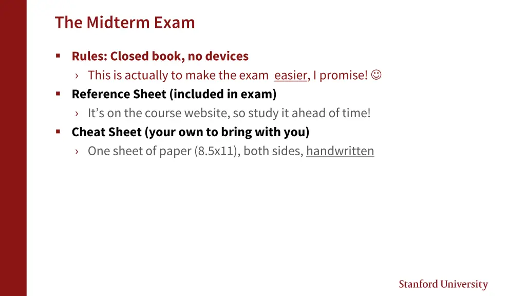 the midterm exam 3