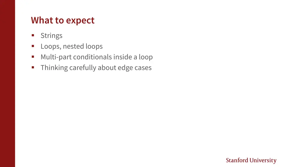what to expect