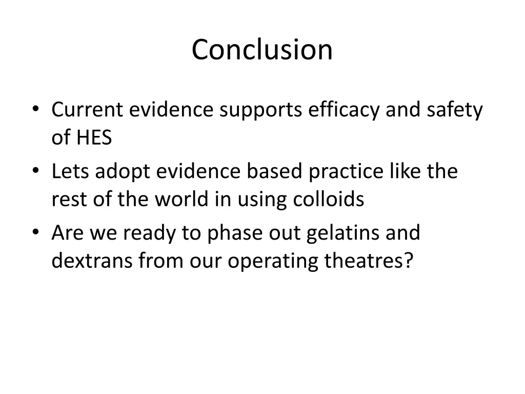conclusion