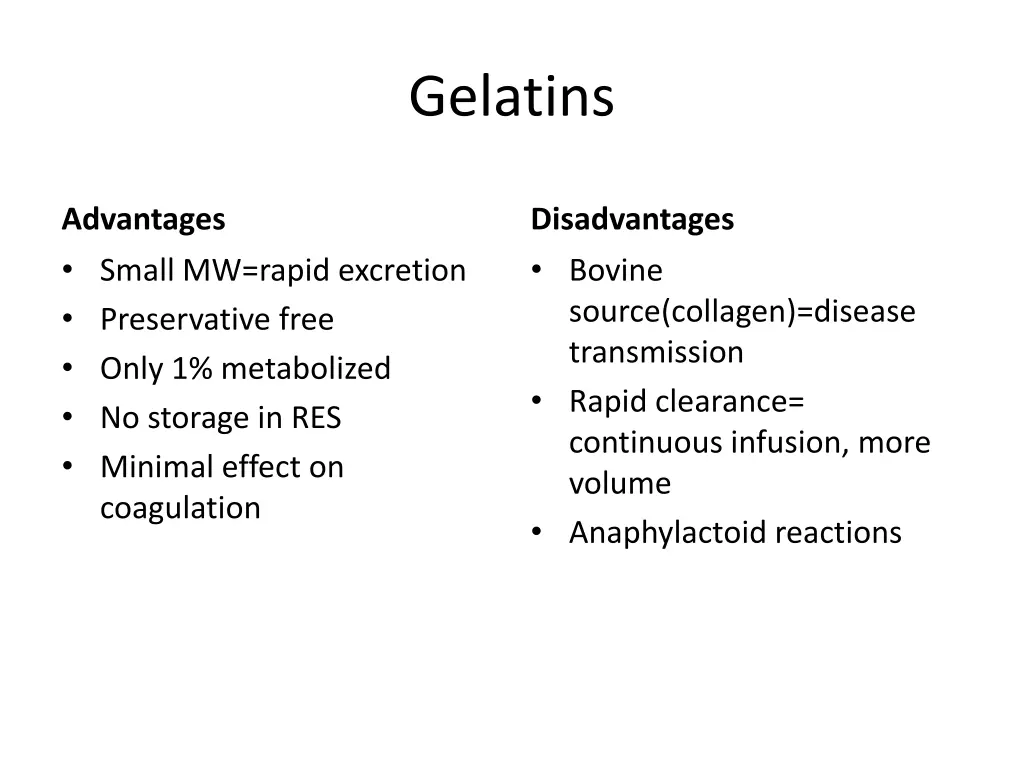 gelatins
