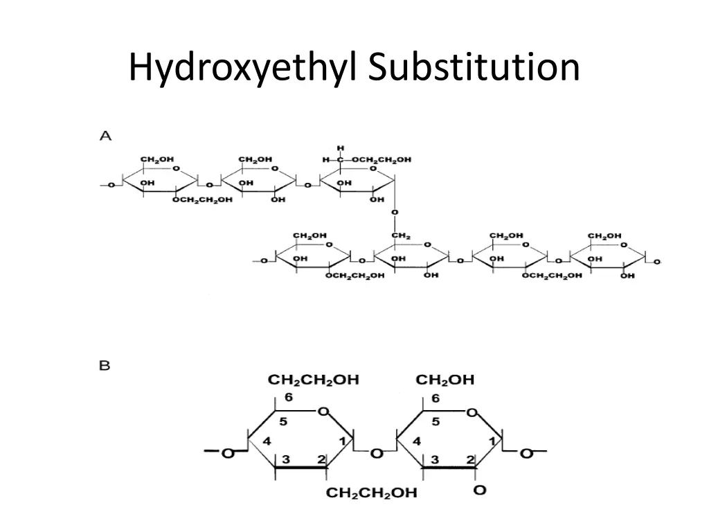 hydroxyethyl substitution