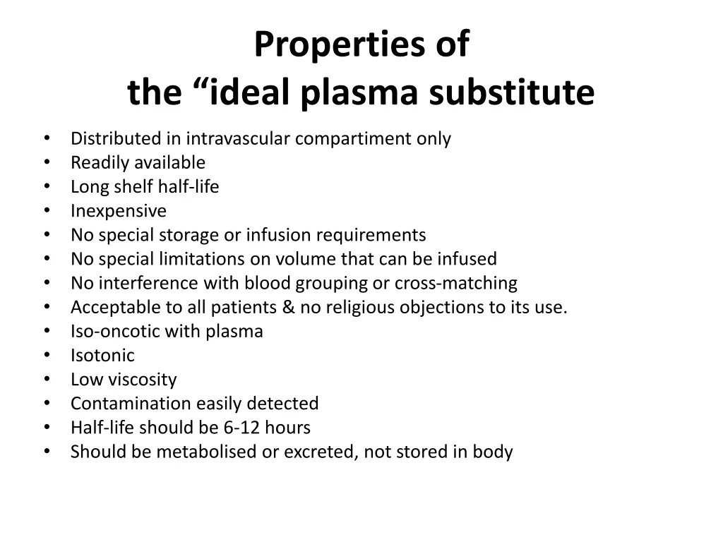 properties of