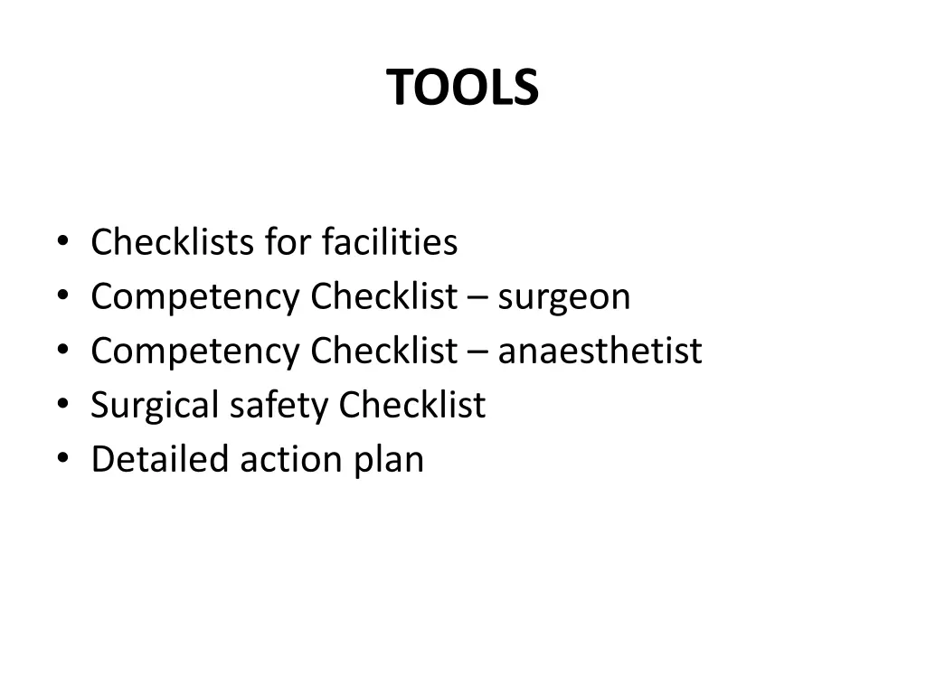 tools