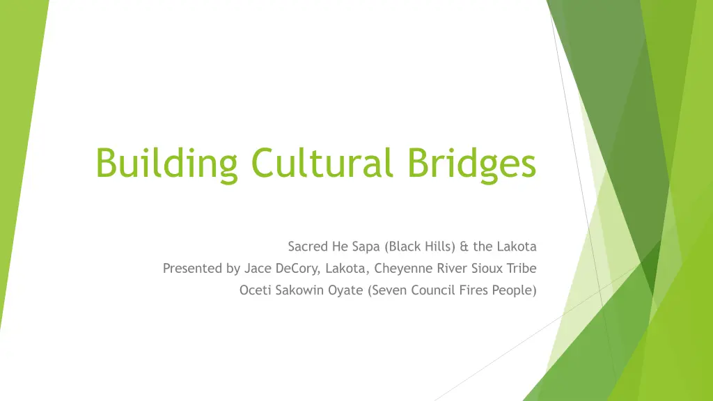 building cultural bridges