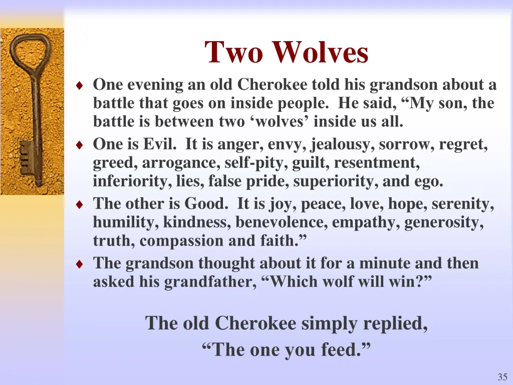 two wolves