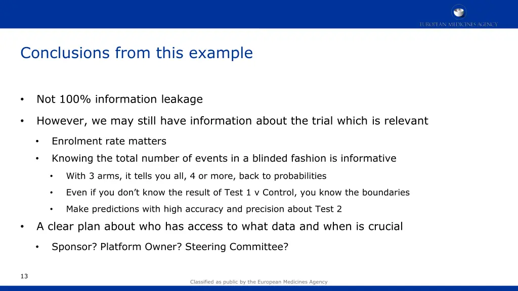 conclusions from this example