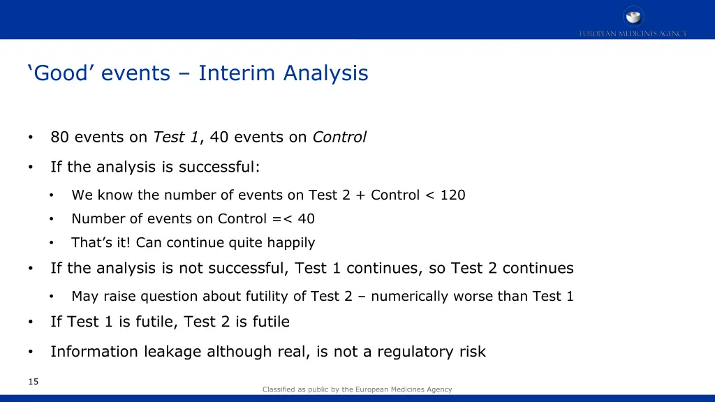 good events interim analysis