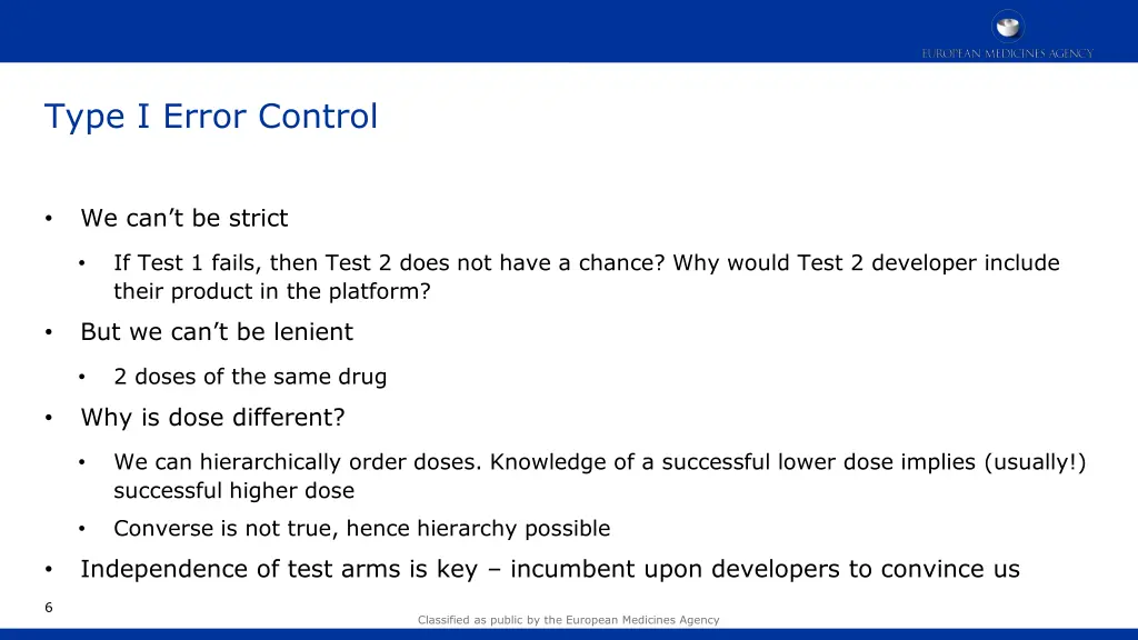 type i error control