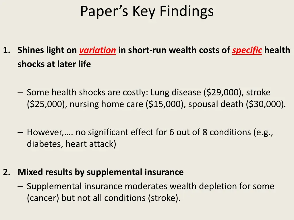 paper s key findings