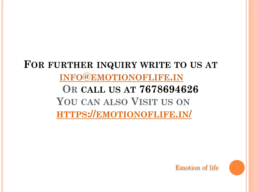 f or further inquiry write to us at info