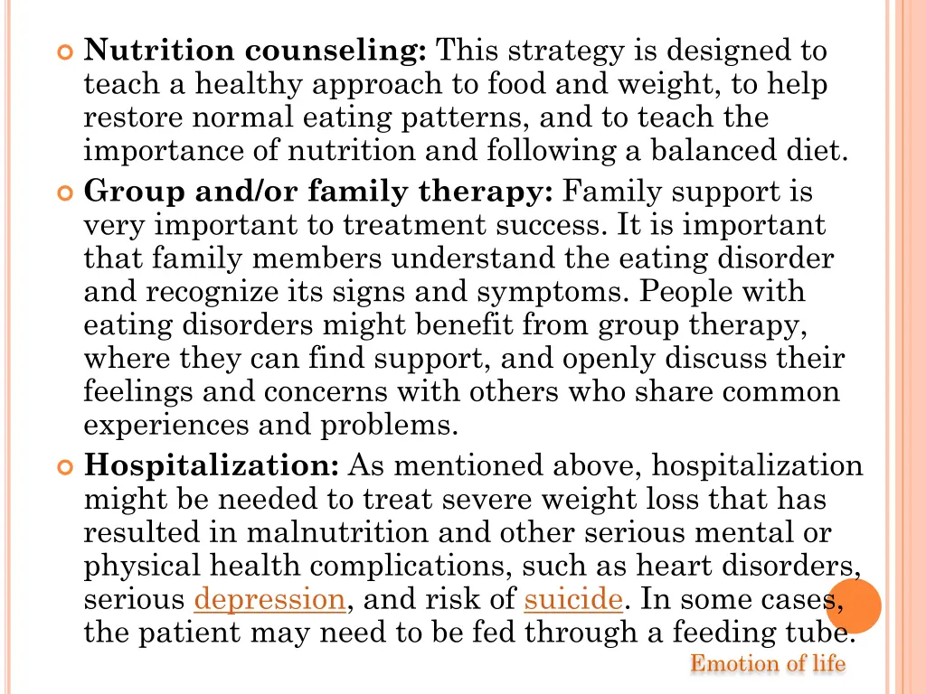 nutrition counseling this strategy is designed