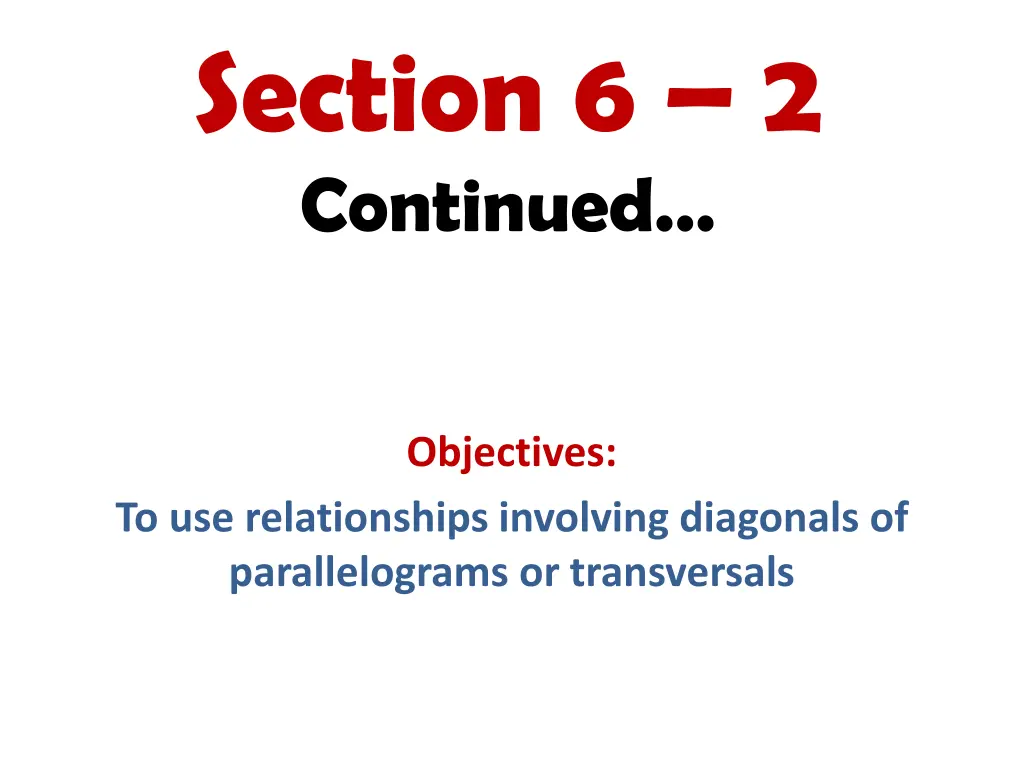 section 6 2 continued
