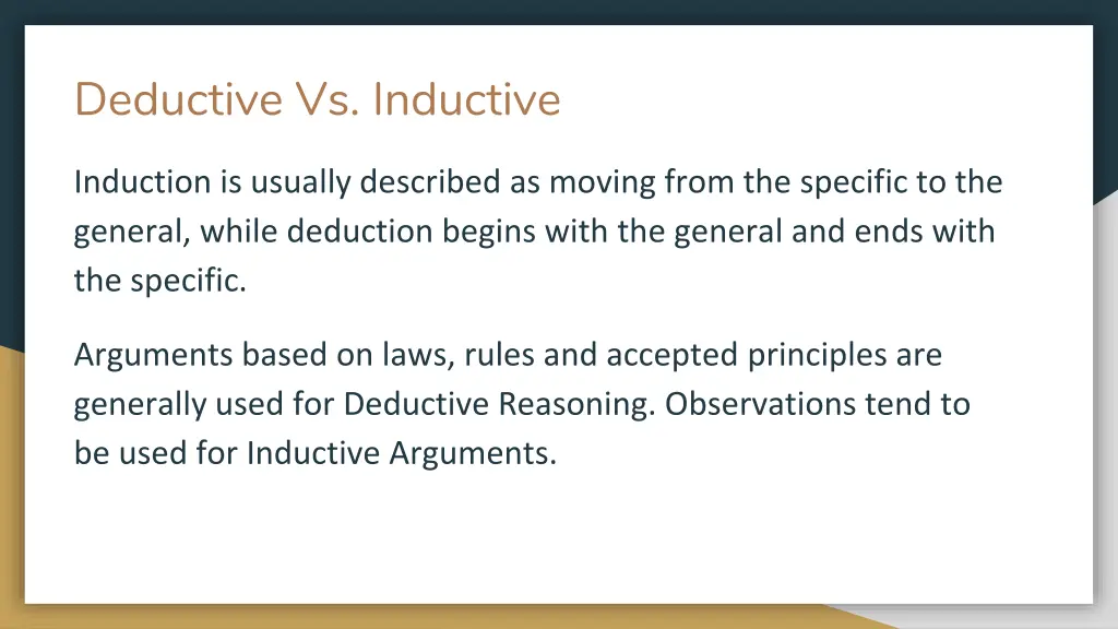 deductive vs inductive