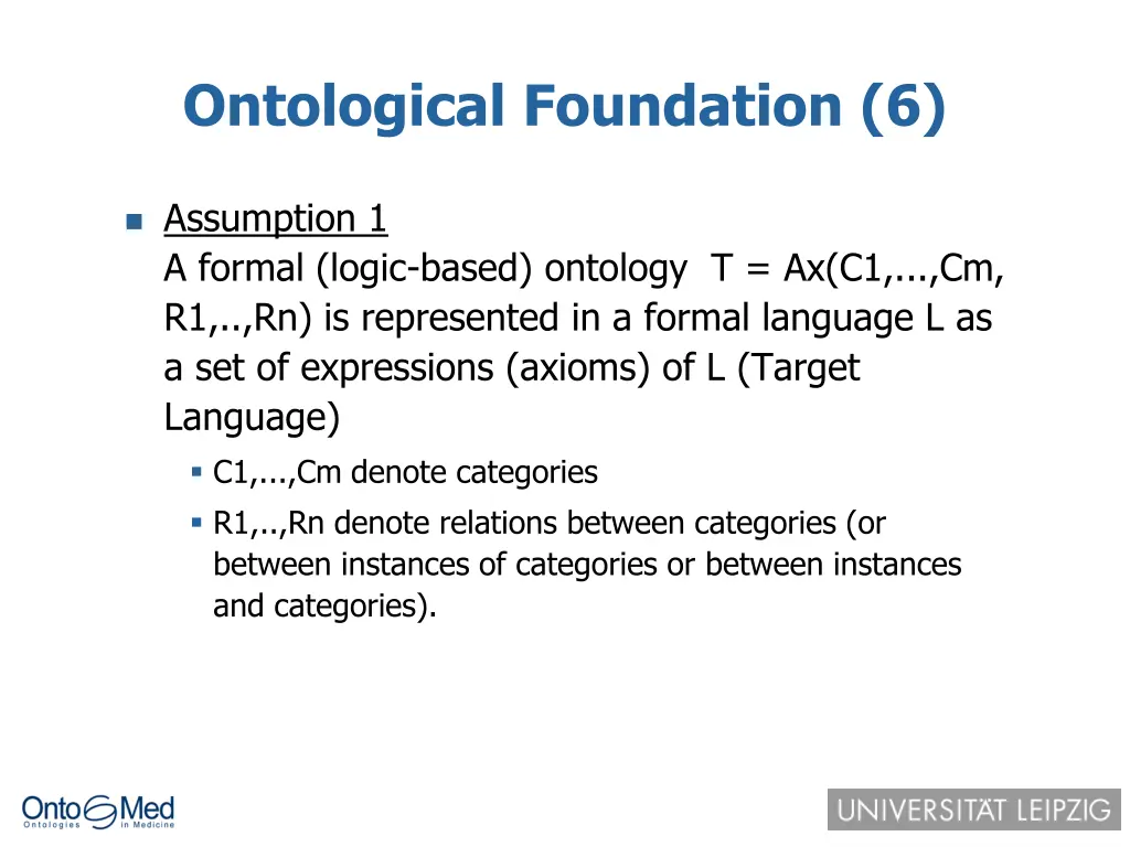 ontological foundation 6