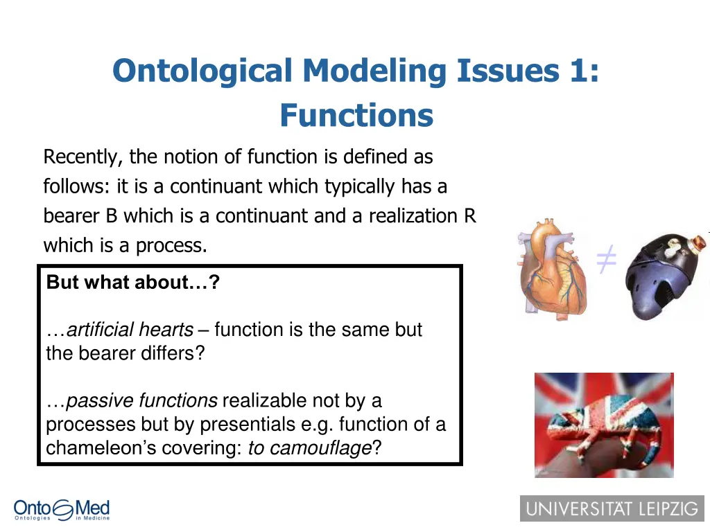 ontological modeling issues 1 functions