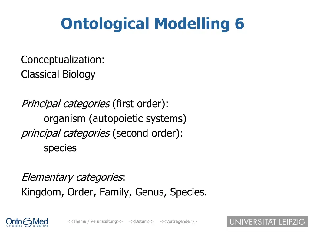 ontological modelling 6