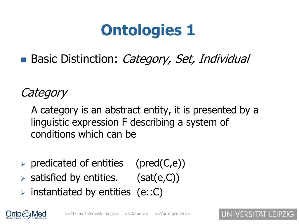 ontologies 1