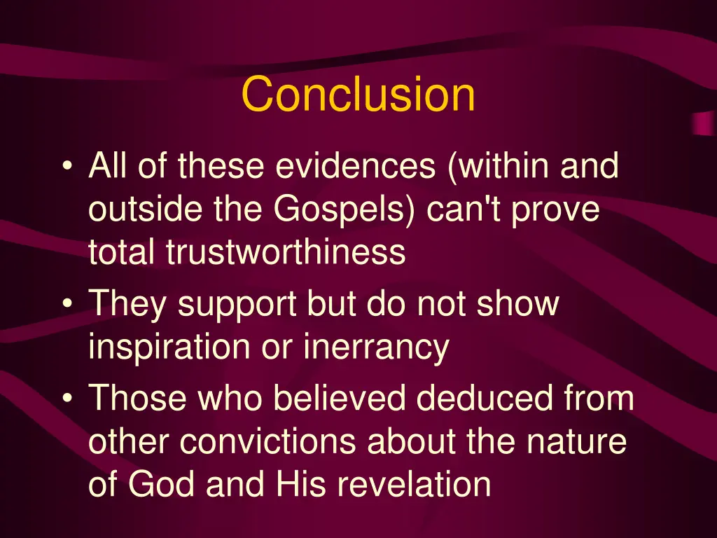 conclusion 1