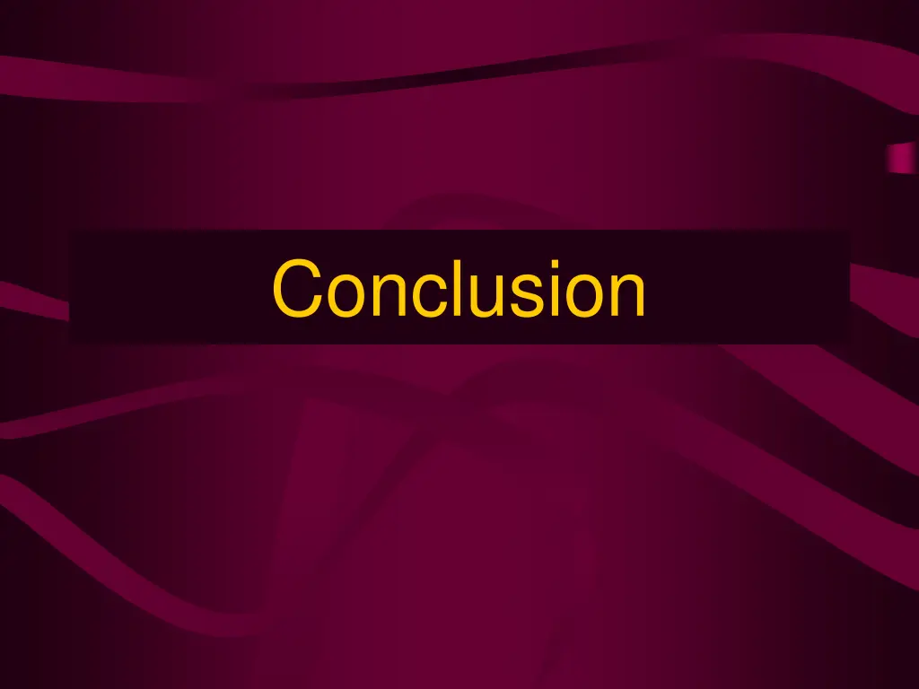 conclusion