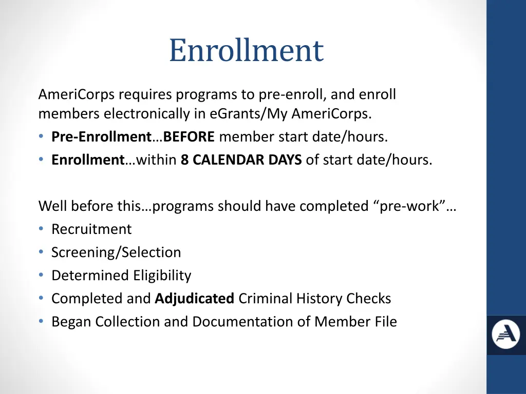 enrollment
