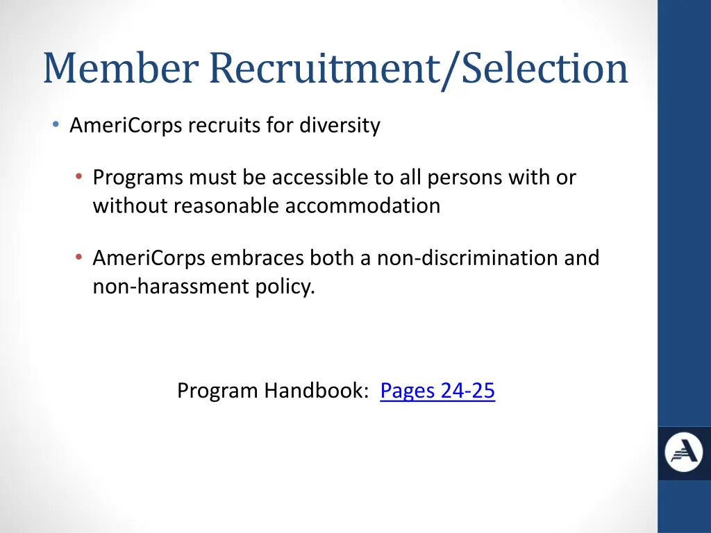 member recruitment selection 1