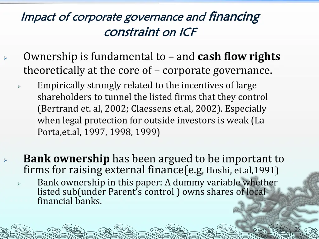 impact of corporate governance and impact