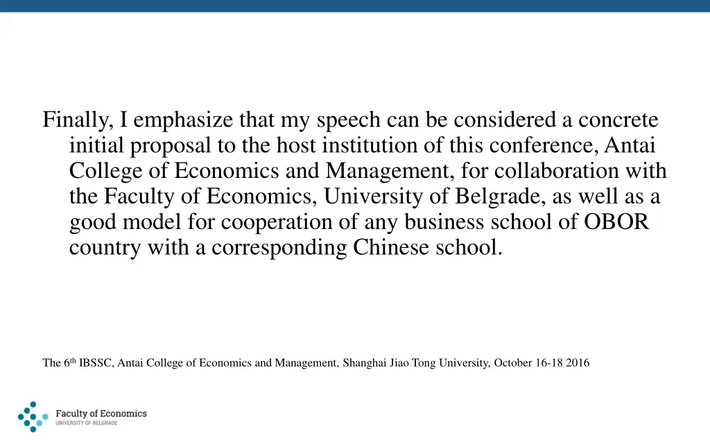 finally i emphasize that my speech