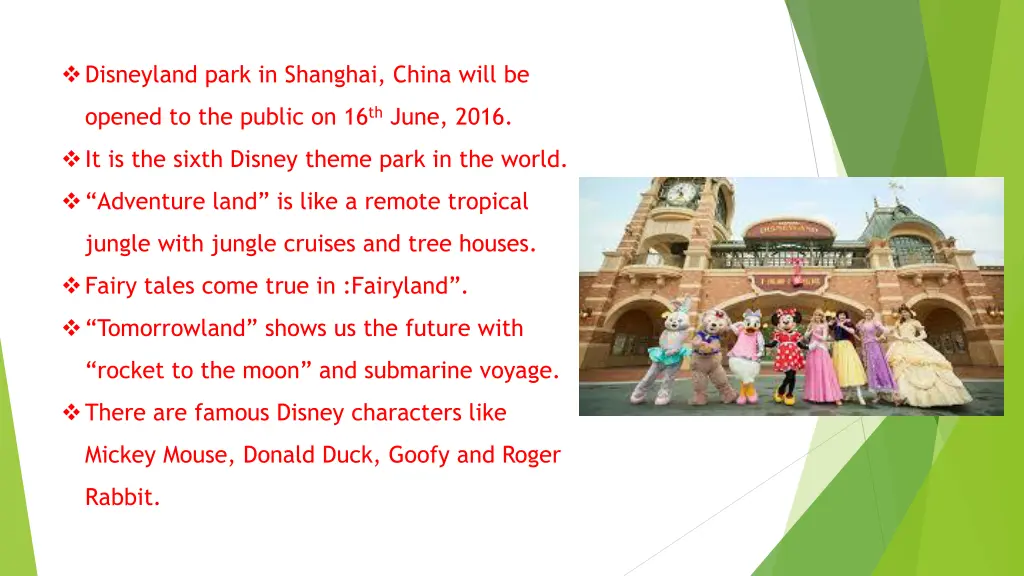 disneyland park in shanghai china will be