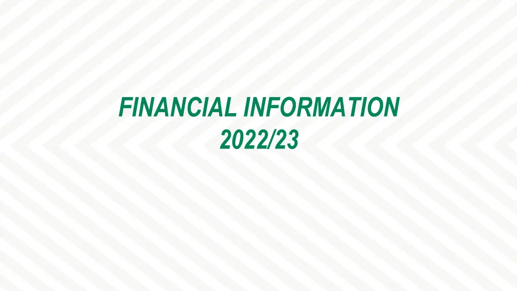 financial information 2022 23