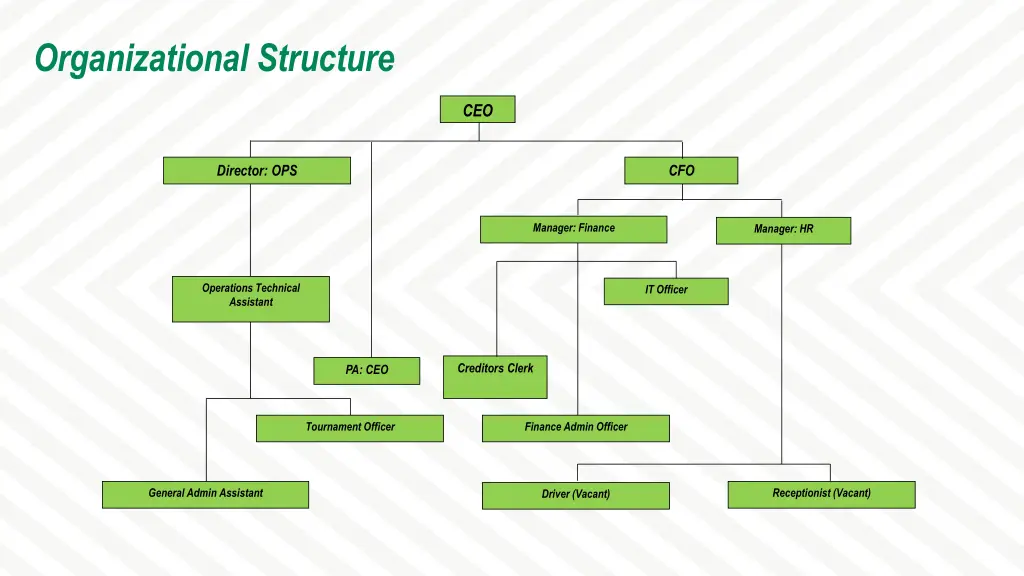 organizational structure