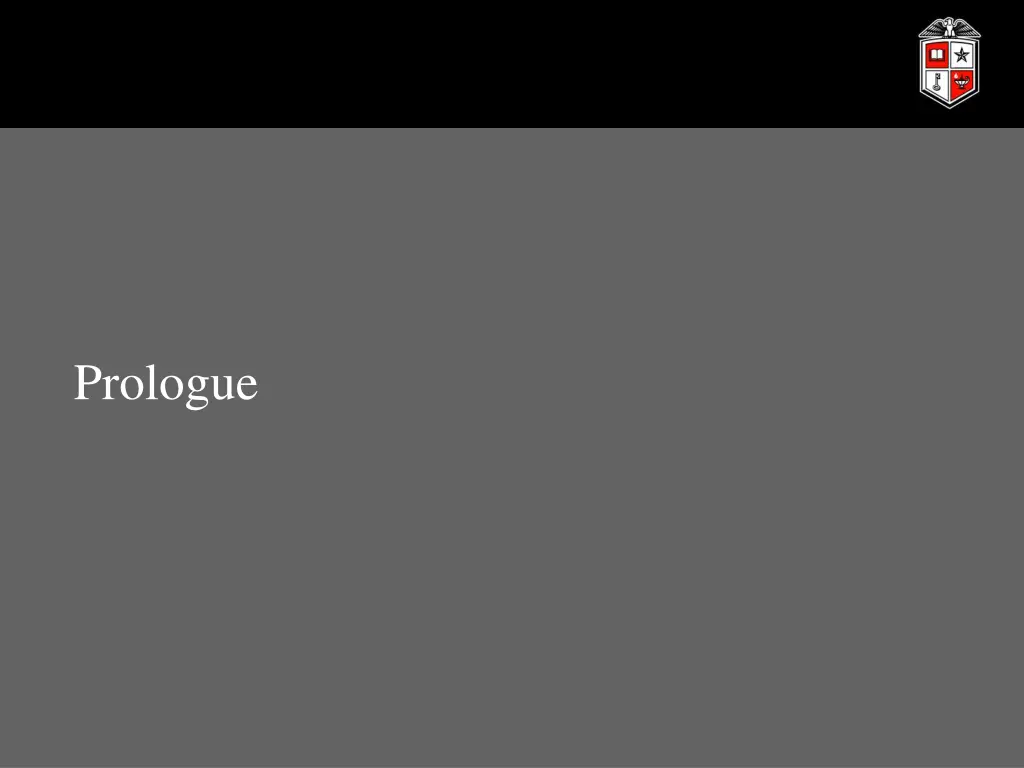 prologue