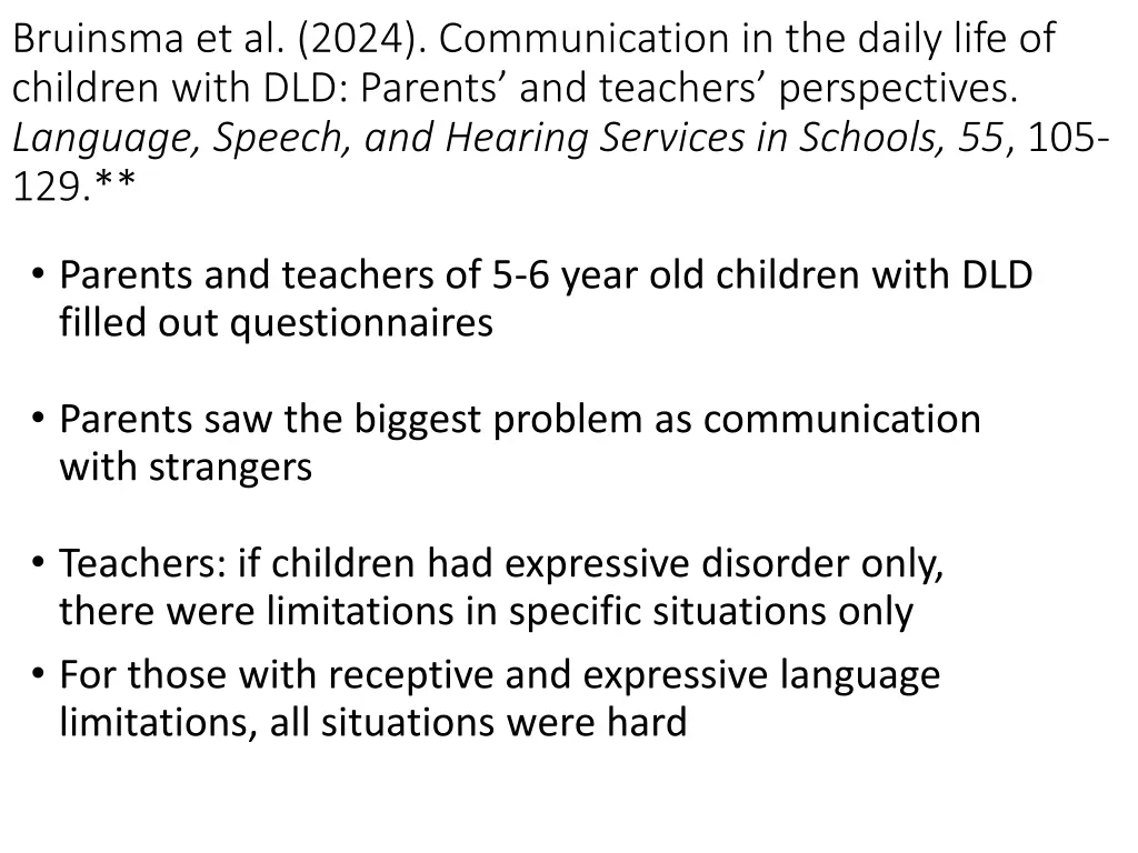 bruinsma et al 2024 communication in the daily