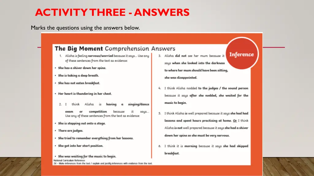 activity three answers